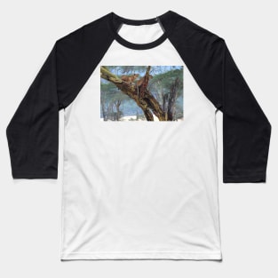 Young Lions in a Tree Baseball T-Shirt
